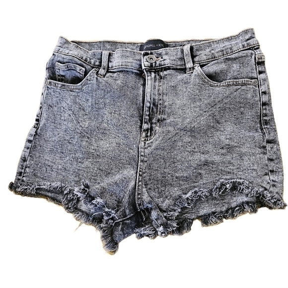 Kendall & Kylie Pants - Kendall & Kylie High Waist Gray Denim Shorts